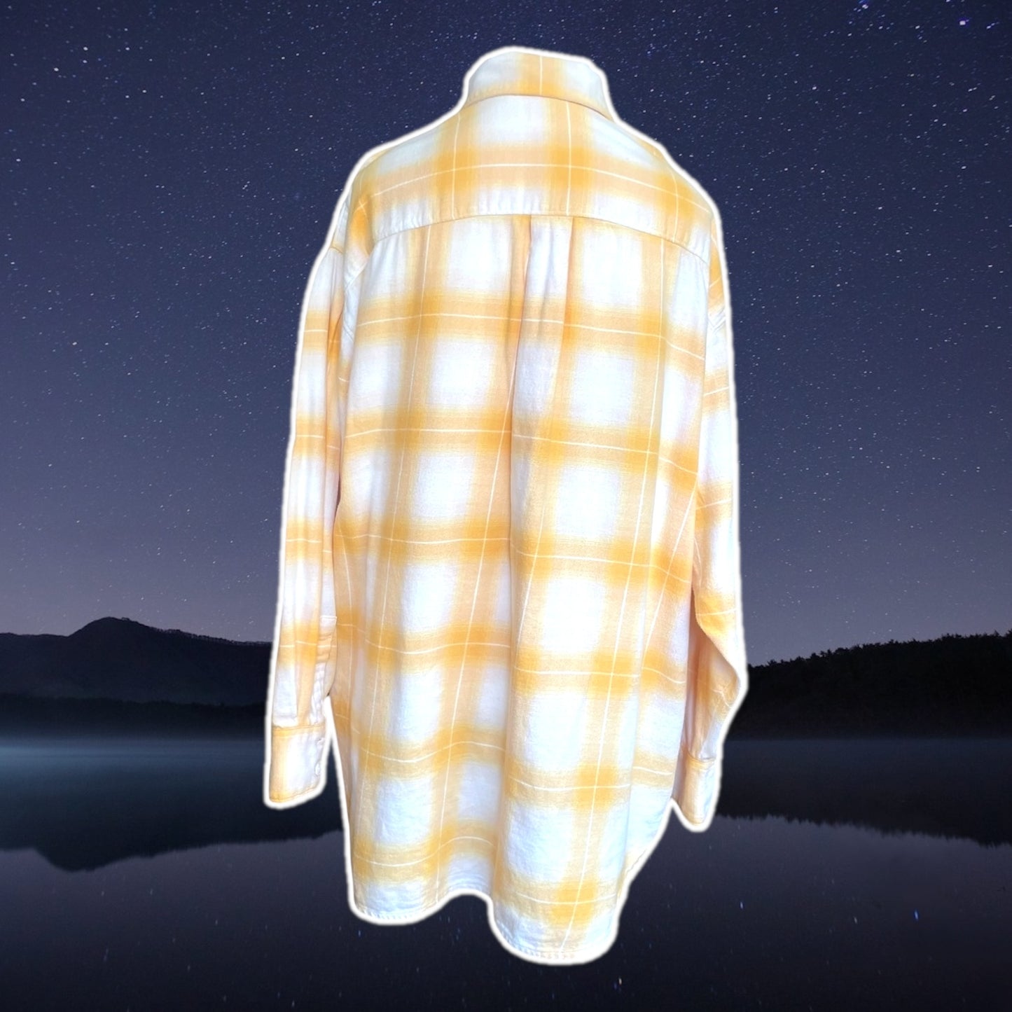 Levi's Yellow 100% Cotton Flannel - Size L