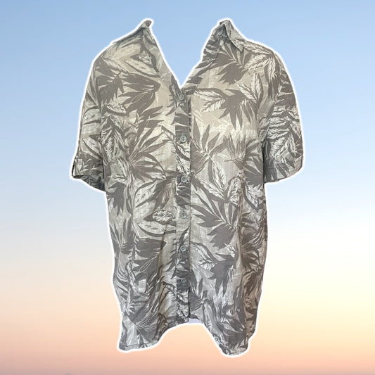 Green Hawaiian Shirt - Size L